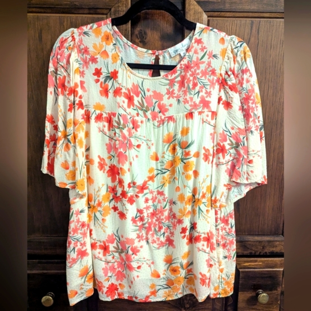 G&L Brooklyn Flowy Floral Blouse